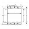 Width C TIMKEN 880RXK3366 Four-Row Cylindrical Roller Radial Bearings